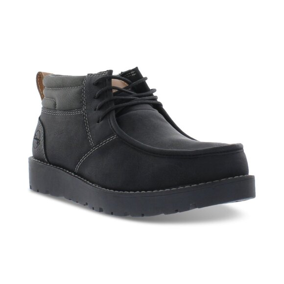 Weatherproof Vintage Men’s Chester Chukka Boots NIB Black - Picture 1 of 5